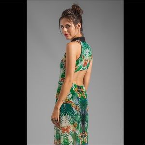 NWT Line & Dot Open Back Maxi Dress